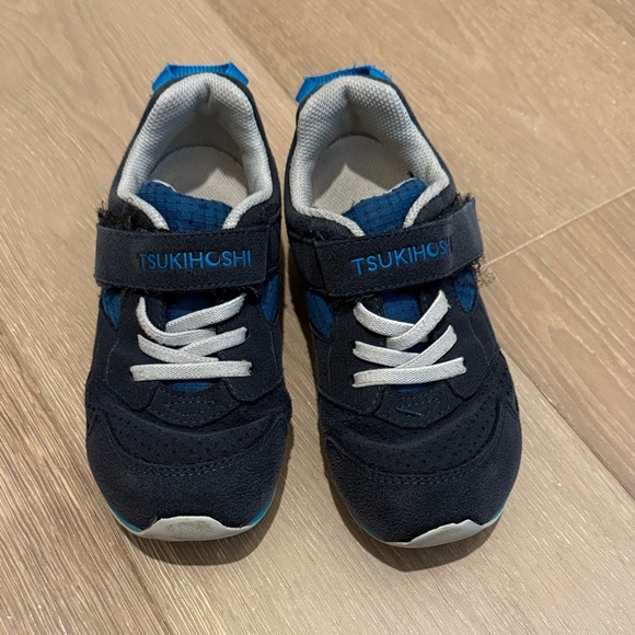 Tsukihoshi Navy and Blue Kids Sneakers Size 11.5 - Picture 1 of 7